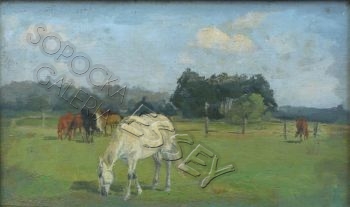 Konie na pastwisku, 1935