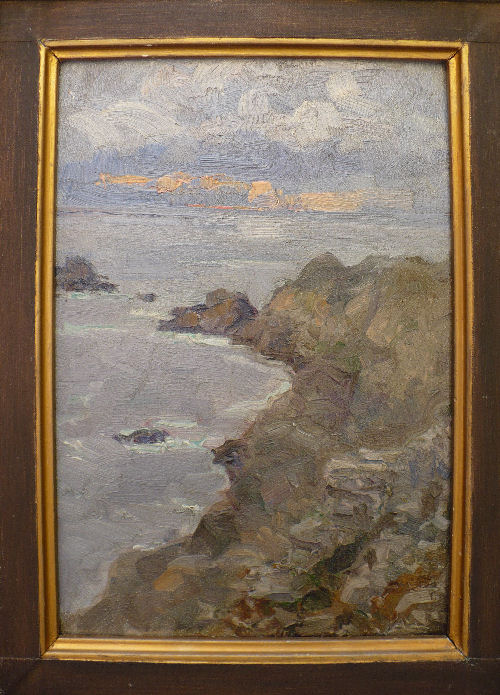 Eugen Bracht (1842-1921) Bretania 1905 r. olej, obraz pochodzi z prywatnej kolekcji Macieja Wiśniakowskiego z Gdańska.